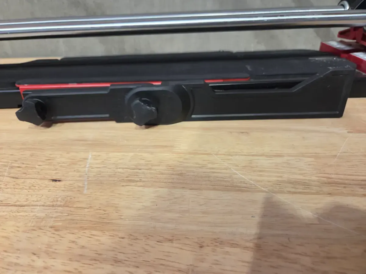 24 in. Tile Cutter with Tungsten Carbide Blade and Adjustable Gauge - image 3