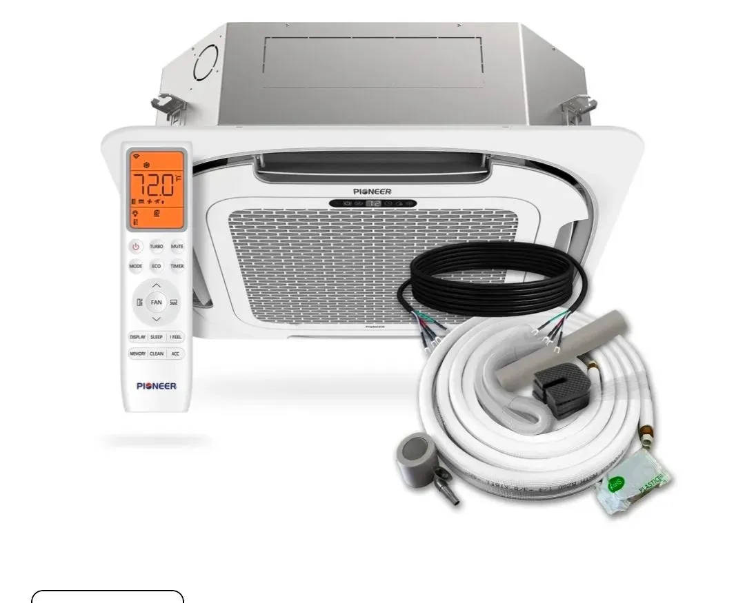 Pioneer Ceiling Cassette Mini Split Air Conditioner and Heat Pump System - image 4