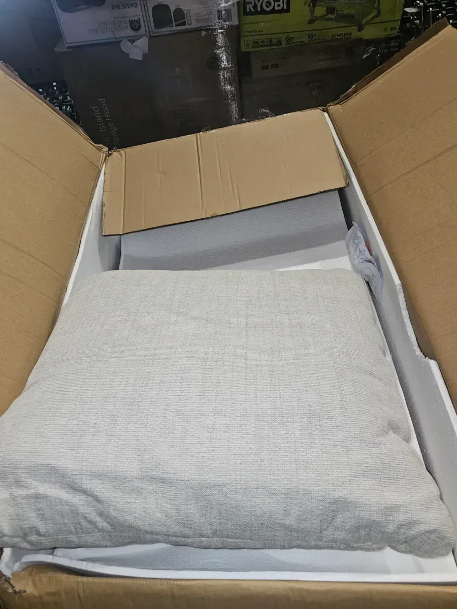 Arden Beige Chenille Upholstery Solid Wood Natural Finish Accent Arm Chair - image 5