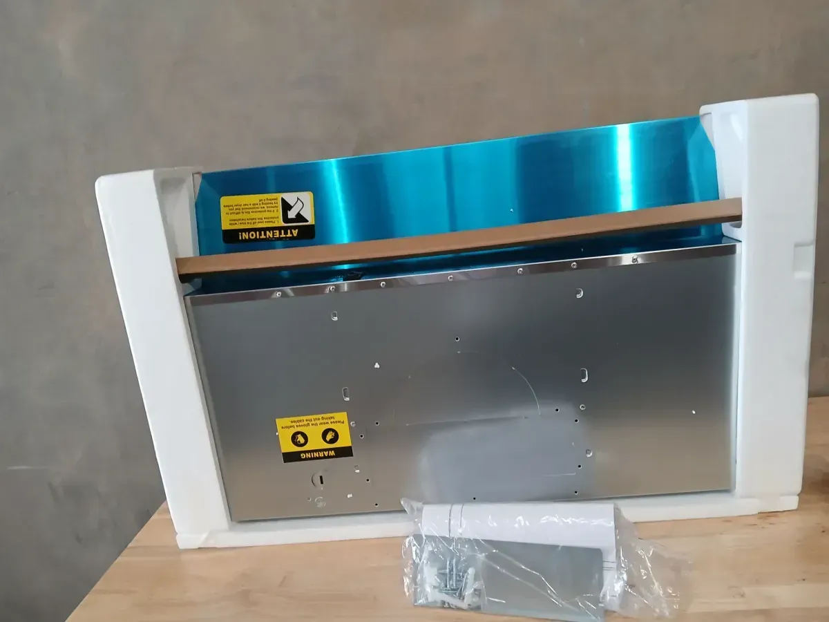 30 in. 300 CFM Ductless Under Cabinet Range Hood Exhaust Fan in Stainless Steel with LED Light and Mesh Filter - image 4