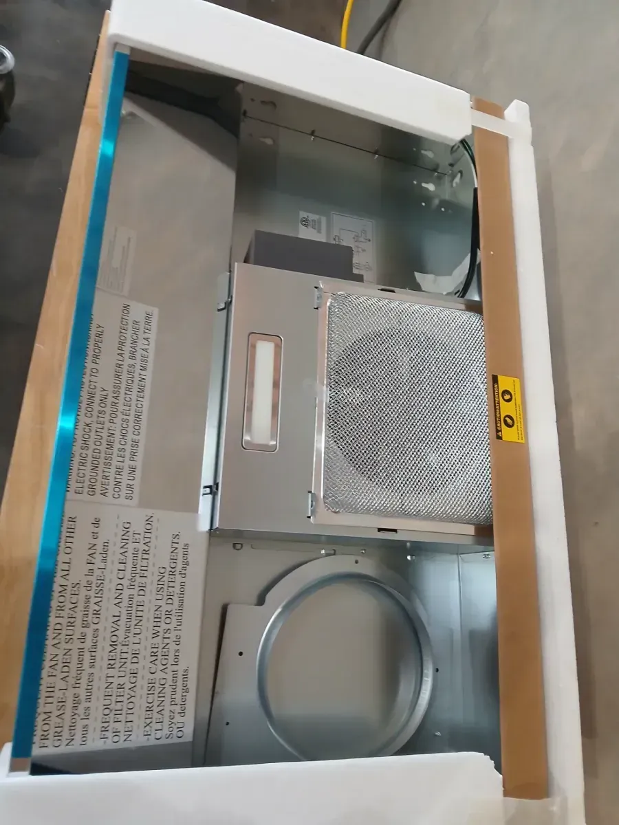 30 in. 300 CFM Ductless Under Cabinet Range Hood Exhaust Fan in Stainless Steel with LED Light and Mesh Filter - image 5