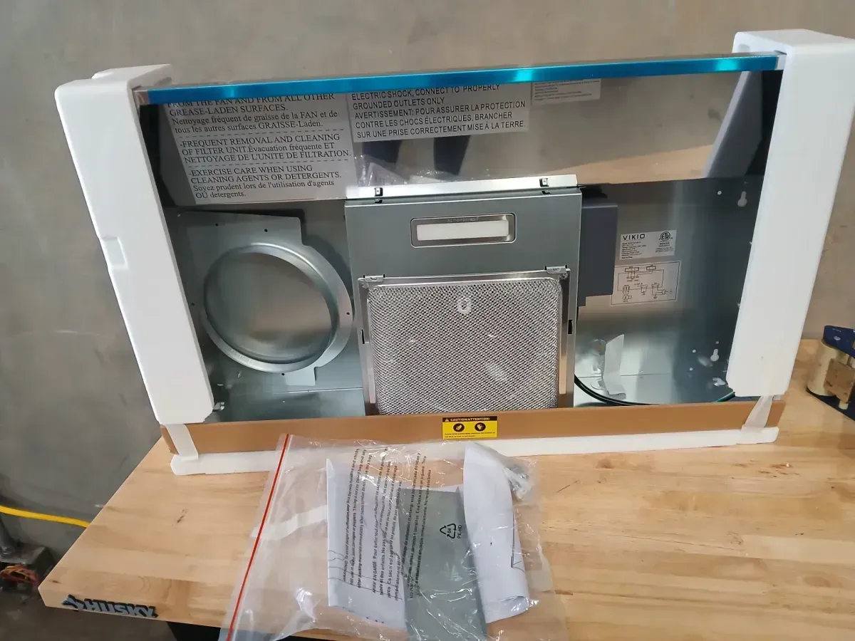 30 in. 300 CFM Ductless Under Cabinet Range Hood Exhaust Fan in Stainless Steel with LED Light and Mesh Filter - image 5