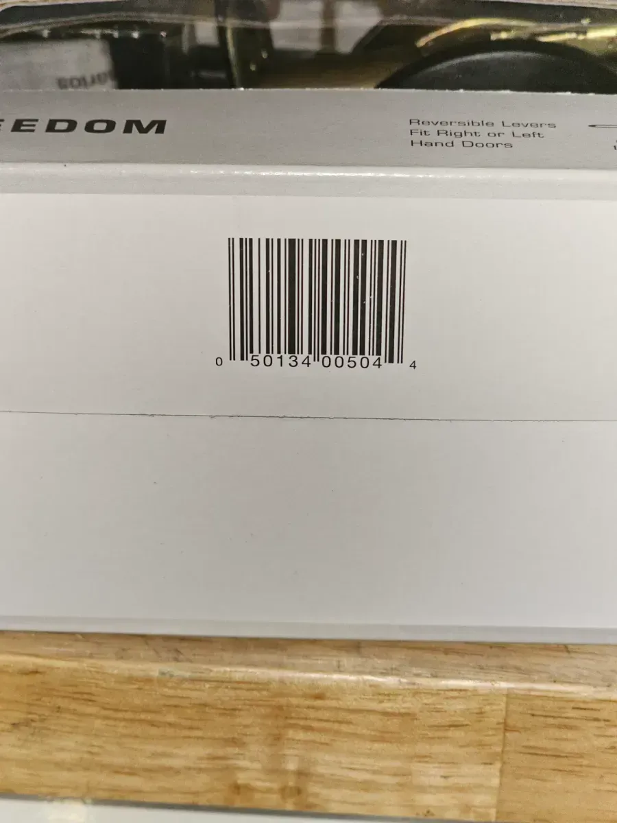 Freedom Matte Black Hall/Closet Door Lever 8-Pack - image 3