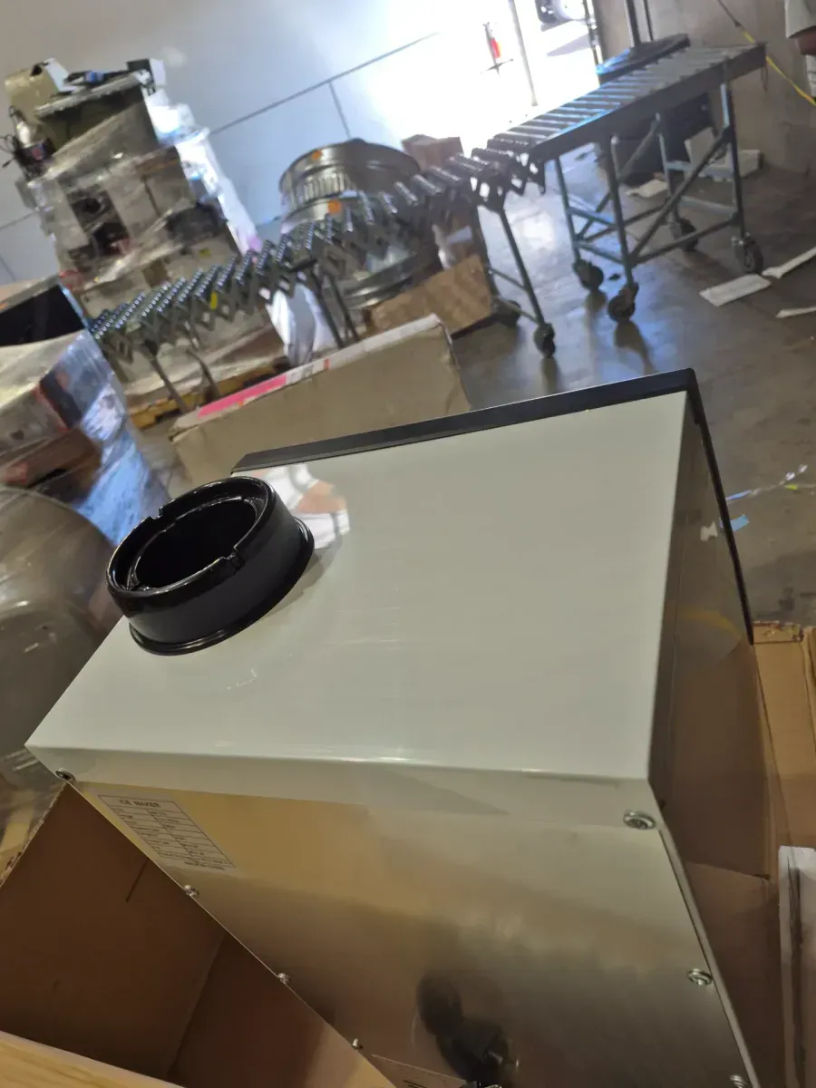 13.78 in. 110 lb.Full Size Cubes Commercial Freestanding/Built-in Ice Maker in Stainless Steel with 20lb. Storagebin - image 5