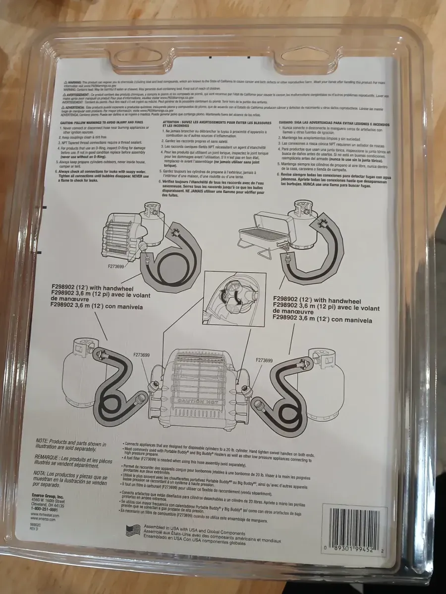 12 ft. L Propane Extension Hose - image 4