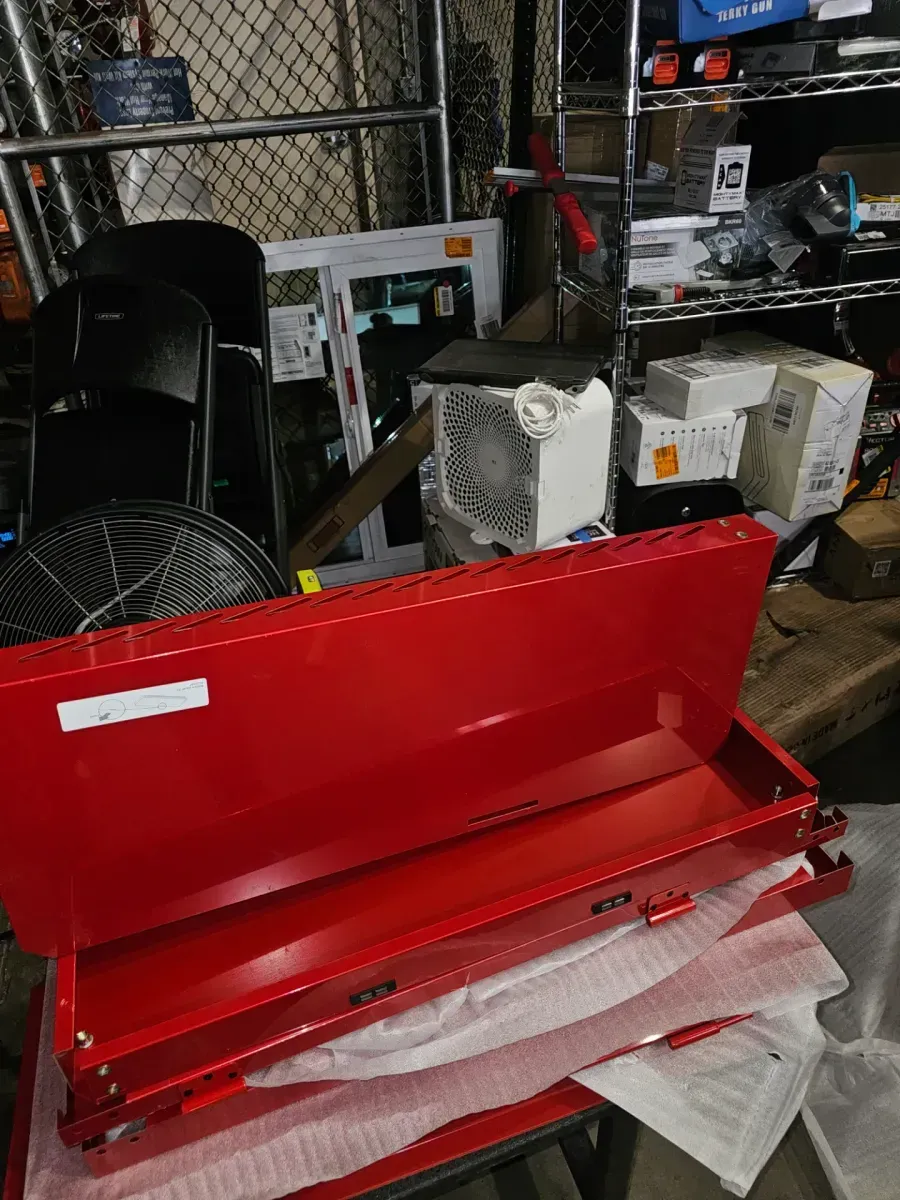 24-Gauge Steel Red Garage Cabinet - image 1