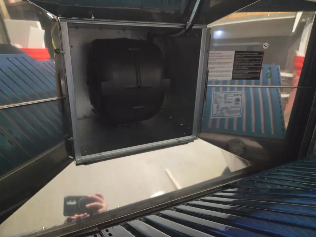 36 in. 400 CFM Convertible Quiet Island Range Hood Beverage in Stainless Steel w/ 4-LED Lights, Permanent Baffle Filters - image 6