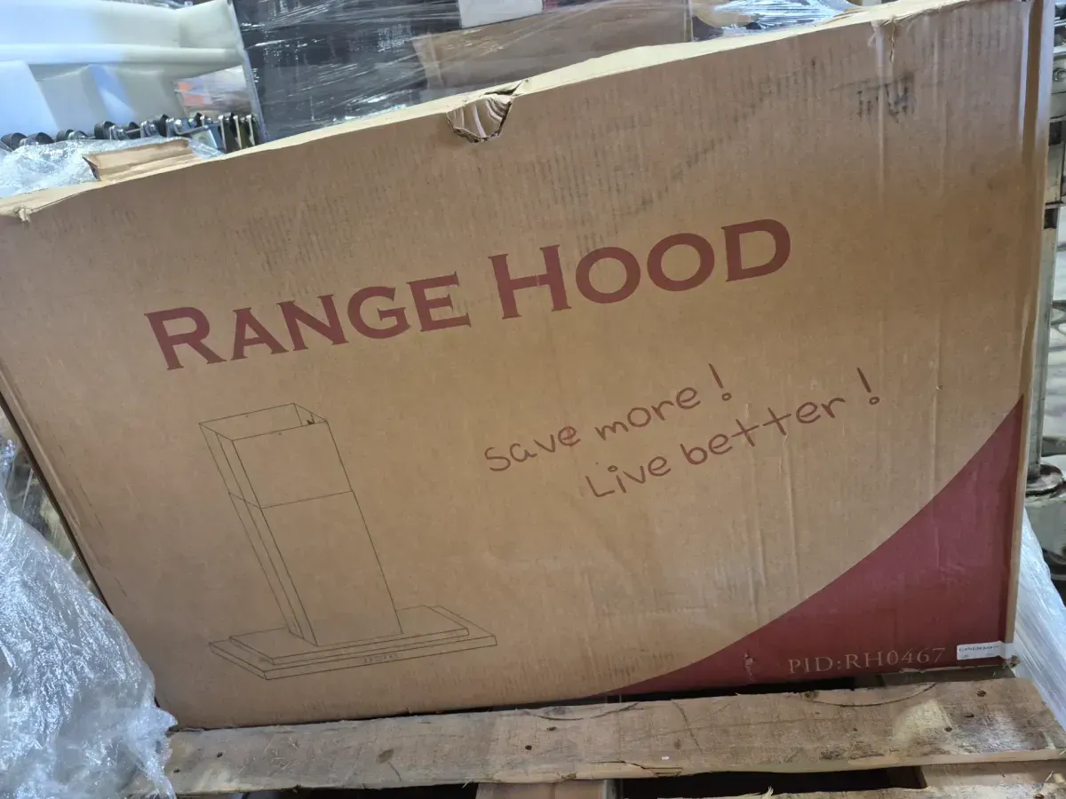 36 in. 350 CFM Convertible Island Mount Range Hood with LED Lights in Stainless Steel, Touch Control and Carbon Filters - image 2