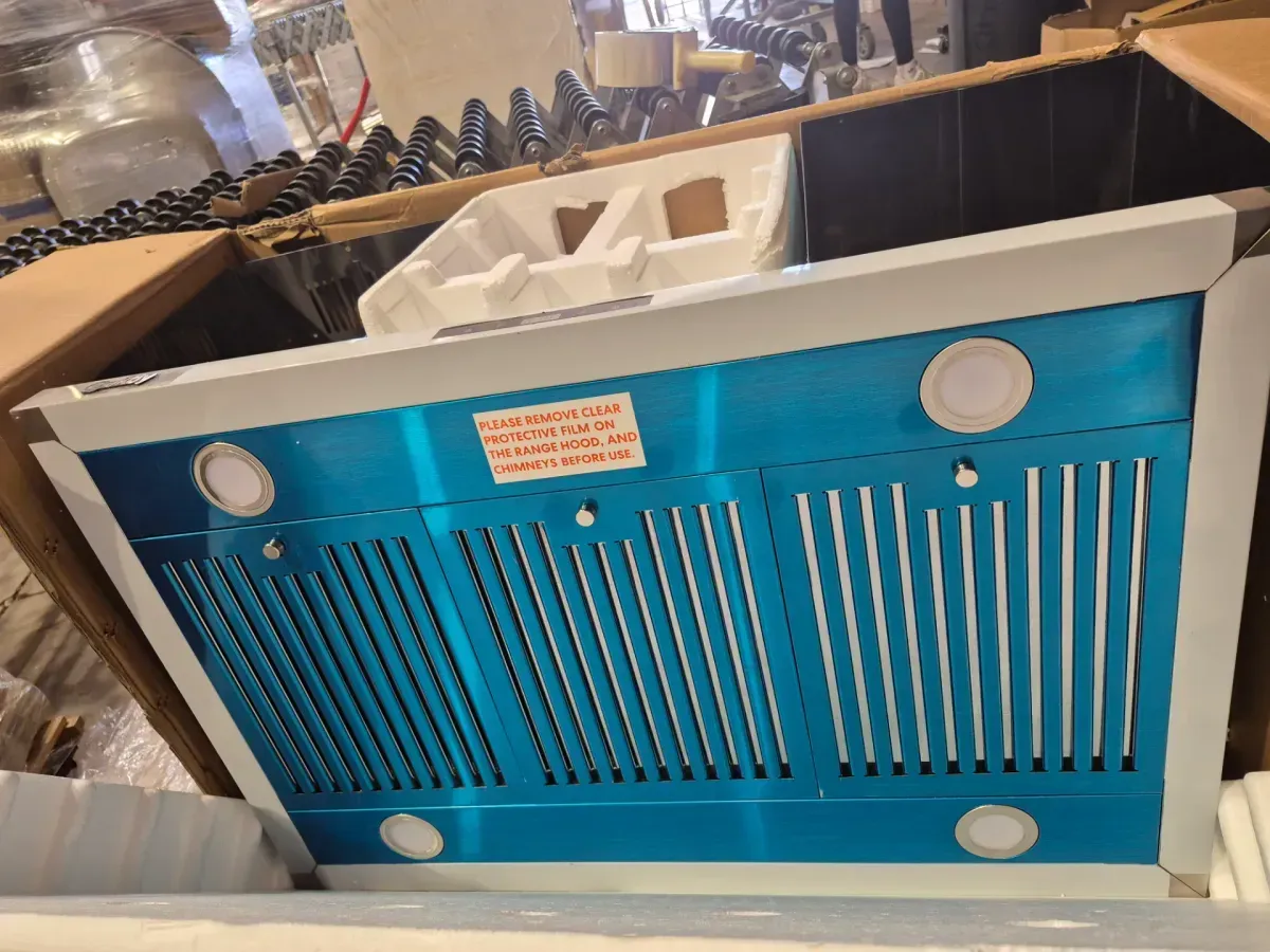 36 in. 350 CFM Convertible Island Mount Range Hood with LED Lights in Stainless Steel, Touch Control and Carbon Filters - image 8