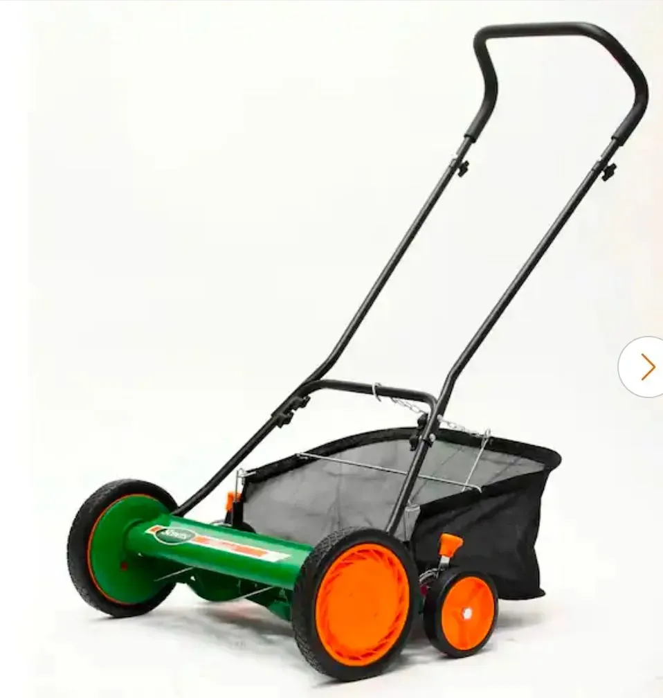 Scotts 20 in. Manual Walk Behind Reel Lawn Mower, Includes Grass Catcher - image 1