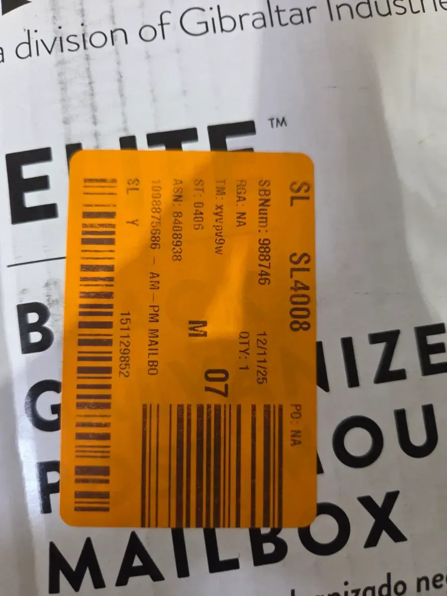 Elite Black Medium Steel Post Mount Mailbox, Aluminum Top Mount Post and 2 lb. PostFix Mix Combo - image 4