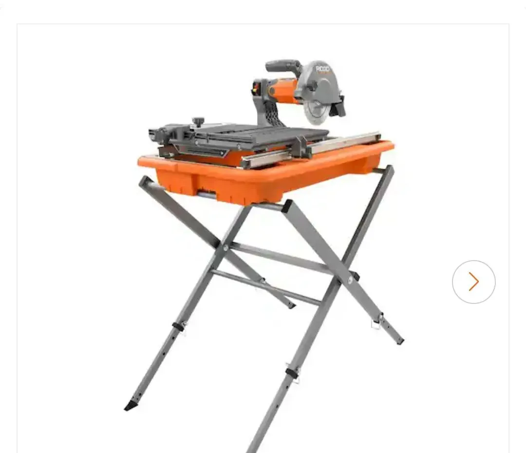 RIDGID 7 in. Portable Wet Tile Saw with Stand - image 2
