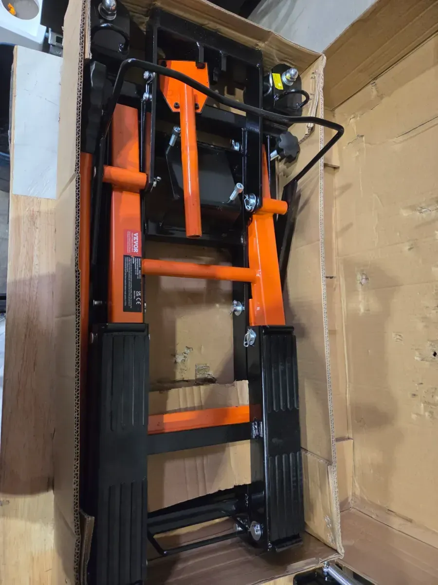 Steel Hydraulic Motorcycle Jack Stand, 1500 lbs. ATV Scissor Lift Jack, 4.7 in. 15 in. Scissor Lift Jack Stand - image 3