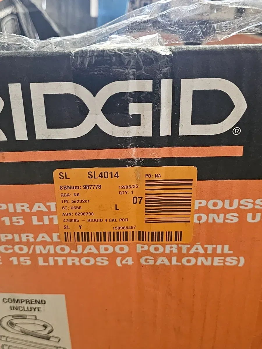4 Gal. 5.0 Peak HP Portable Shop Vacuum WD4070 Wet Dry Vac with Fine Dust Filter, 14 ft. Locking Hose and Accessories - image 3