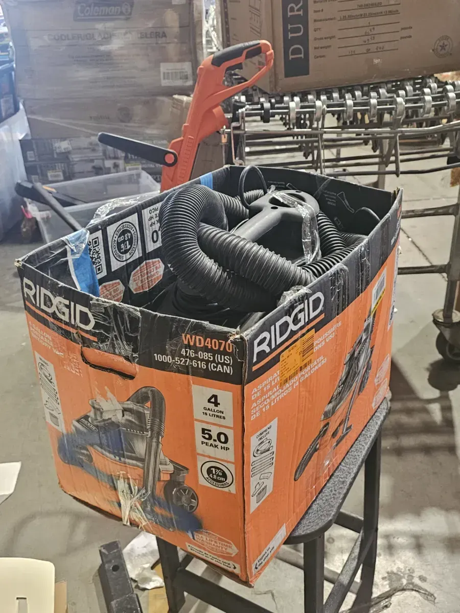 4 Gal. 5.0 Peak HP Portable Shop Vacuum WD4070 Wet Dry Vac with Fine Dust Filter, 14 ft. Locking Hose and Accessories - image 4