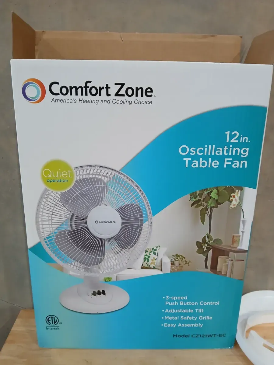 12 in. Oscillating Table Fan - image 5