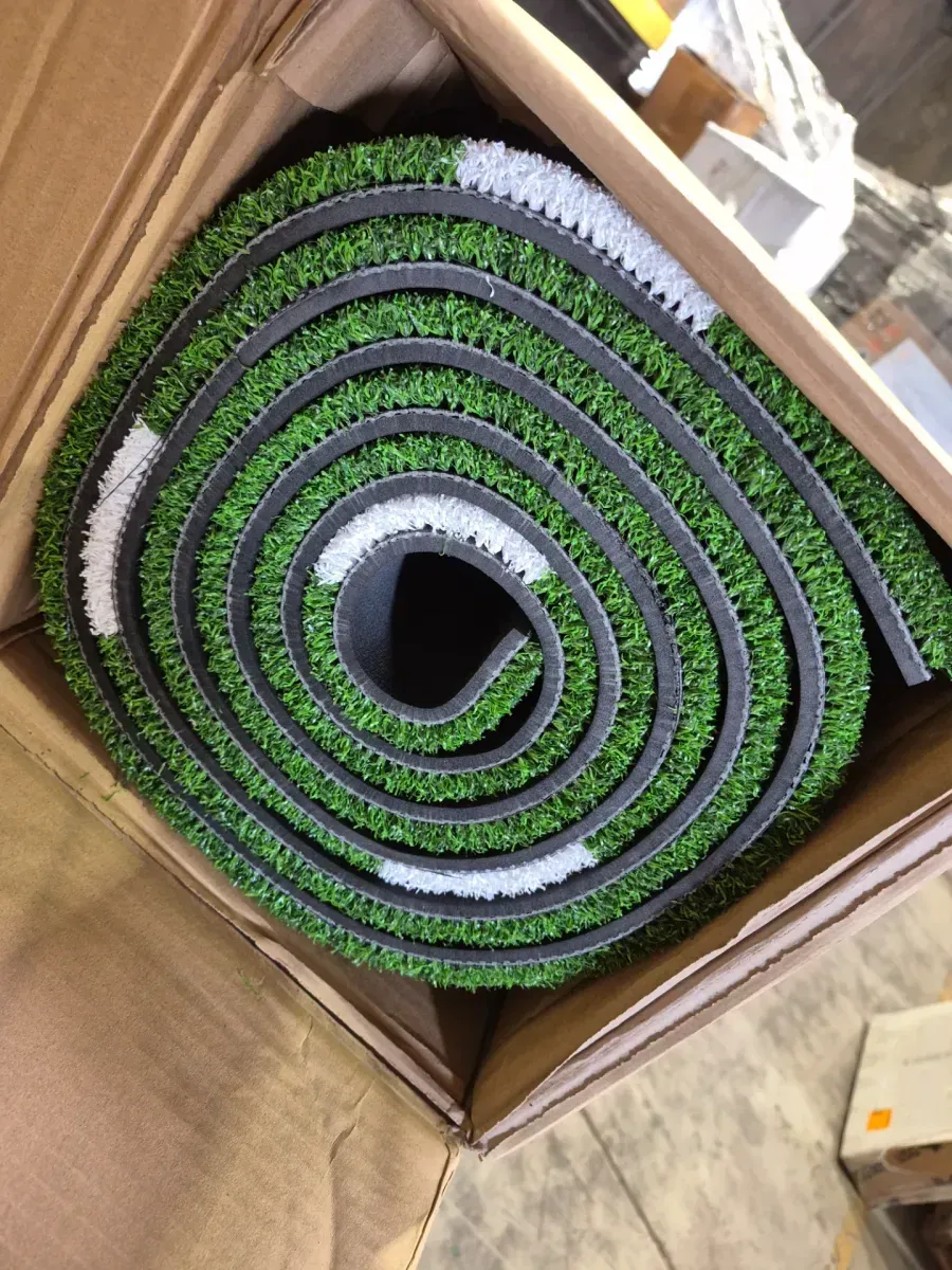 Baseball Softball Hitting Batting Mat 10 x 3.8 ft. Indoor/Outdoor Softball Mat Portable Practice Mat, Green - image 3