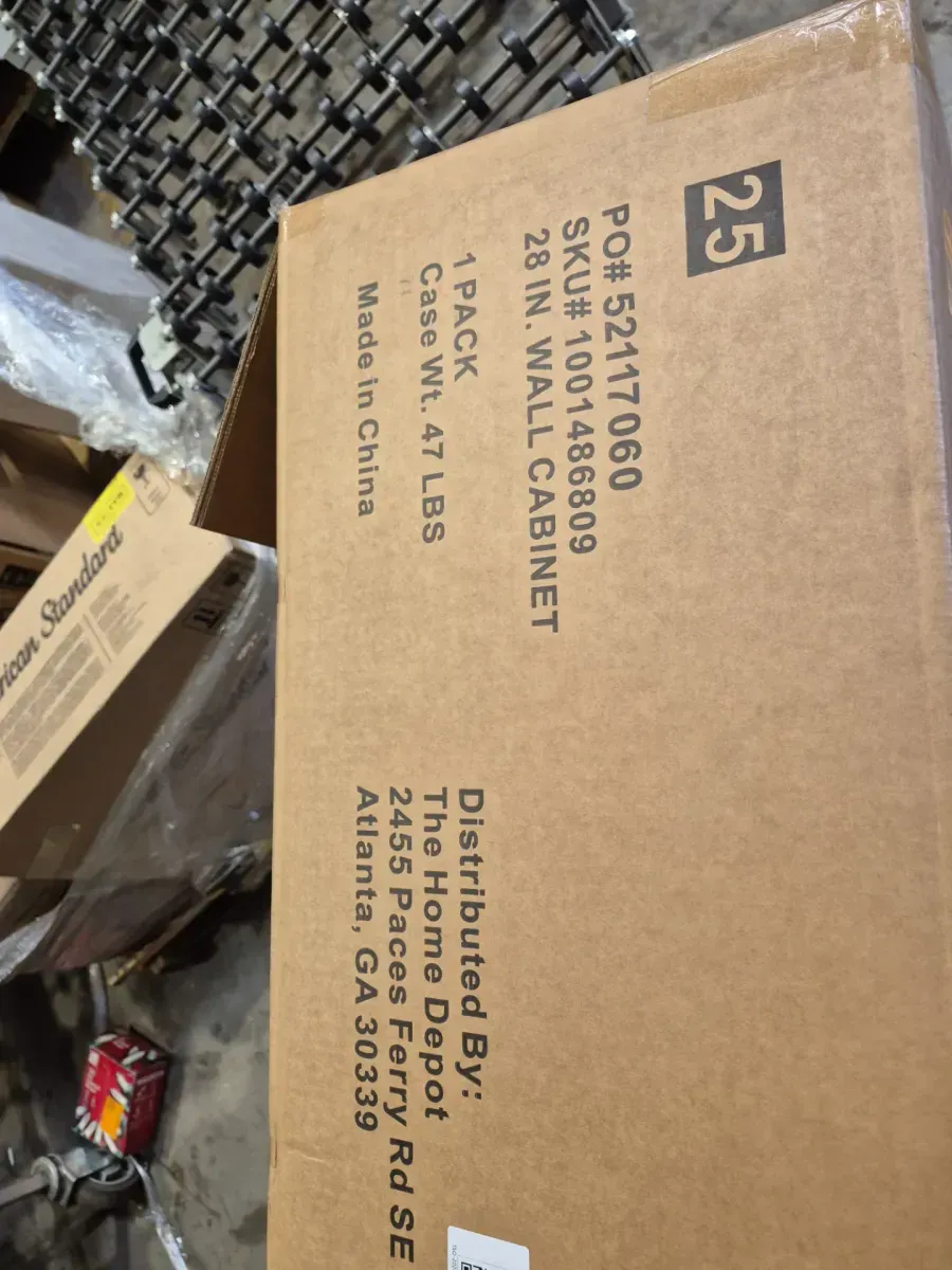 Husky Ready-to-Assemble 24-Gauge 1-Shelf Steel Wall Mounted Garage Cabinet in Black (28 in. W x 29.7 in. H x 12 in. D) - image 2