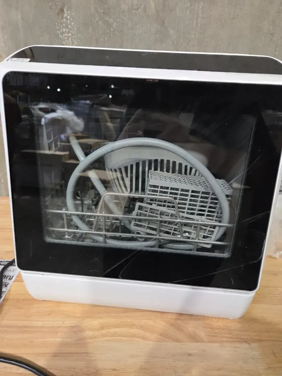 16.5 in. LED Touch Control Countertop Dishwasher in White with 3-Cycles 40 dBA, Portable, 6-Modes - image 3