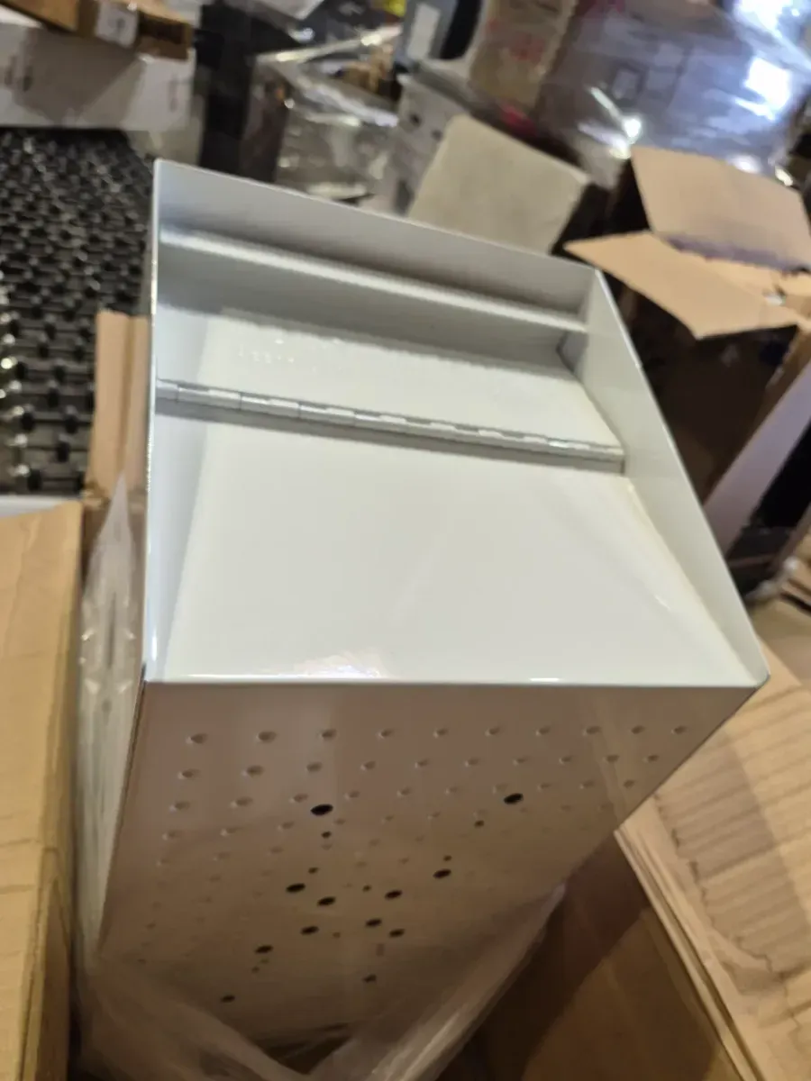 Mail Manager Street Safe Alpine White Post-Mount Mailbox with Reinforced Rear Locking System - image 5