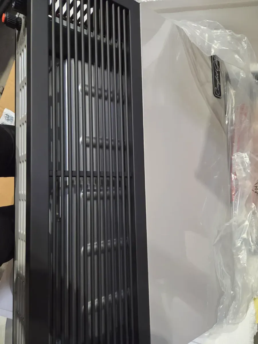 Direct Vent Natural Gas Wall Furnace with Thermostat, 17,000 BTU. Professional Vent Kit Included in Box. Gray/Black - image 2