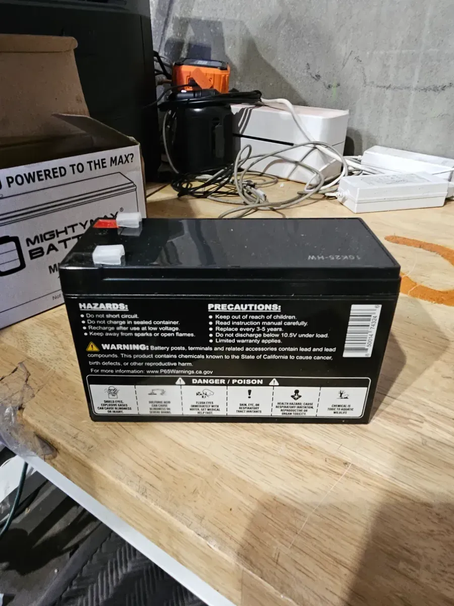 ML7-12F2 - 12-Volt 7 AH, F2 Terminal, Rechargeable SLA AGM Battery - image 2