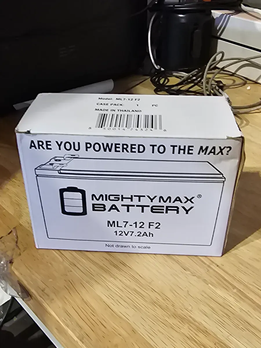 ML7-12F2 - 12-Volt 7 AH, F2 Terminal, Rechargeable SLA AGM Battery - image 4