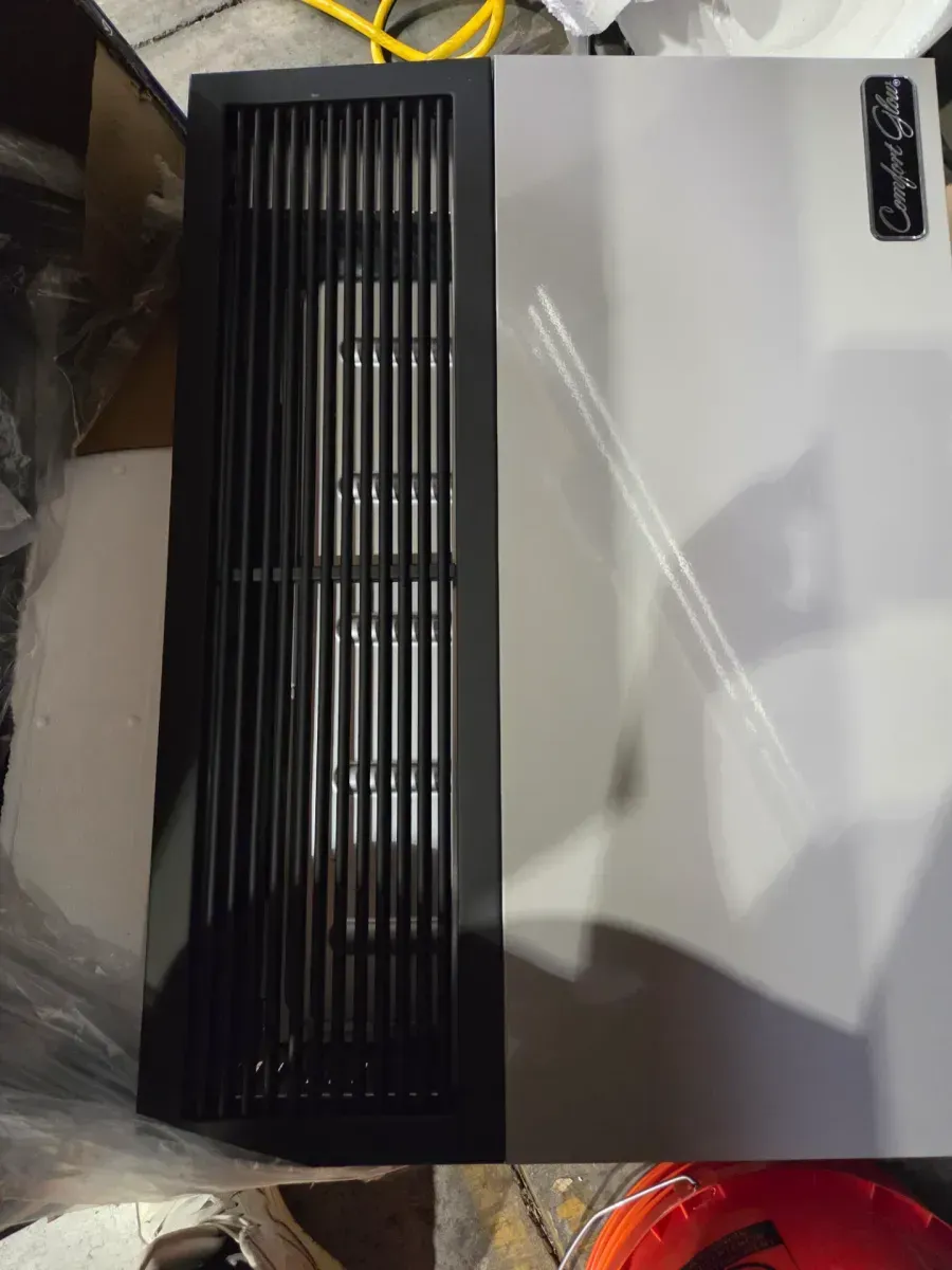 Direct Vent Natural Gas Wall Furnace with Thermostat, 17,000 BTU. Professional Vent Kit Included in Box. Gray/Black - image 3