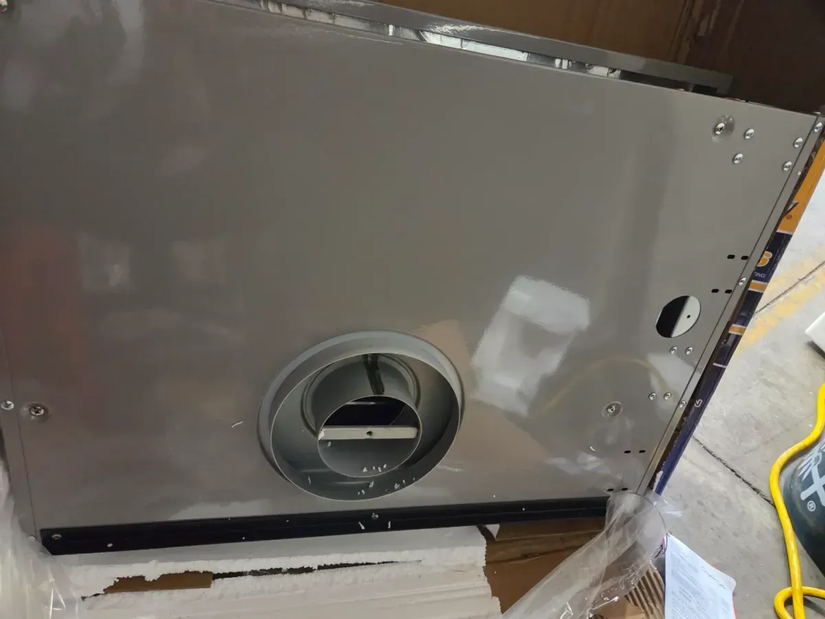 Direct Vent Natural Gas Wall Furnace with Thermostat, 17,000 BTU. Professional Vent Kit Included in Box. Gray/Black - image 6