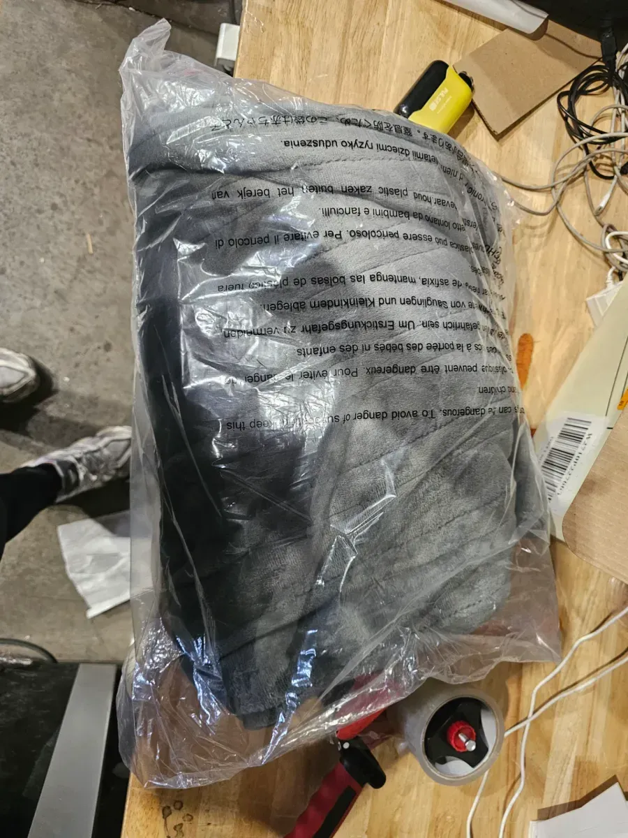 Gray 71 in. x 51 in. Flannelette Heated Electric Blanket Soft Heating Blanket Throw for Full Body - image 2