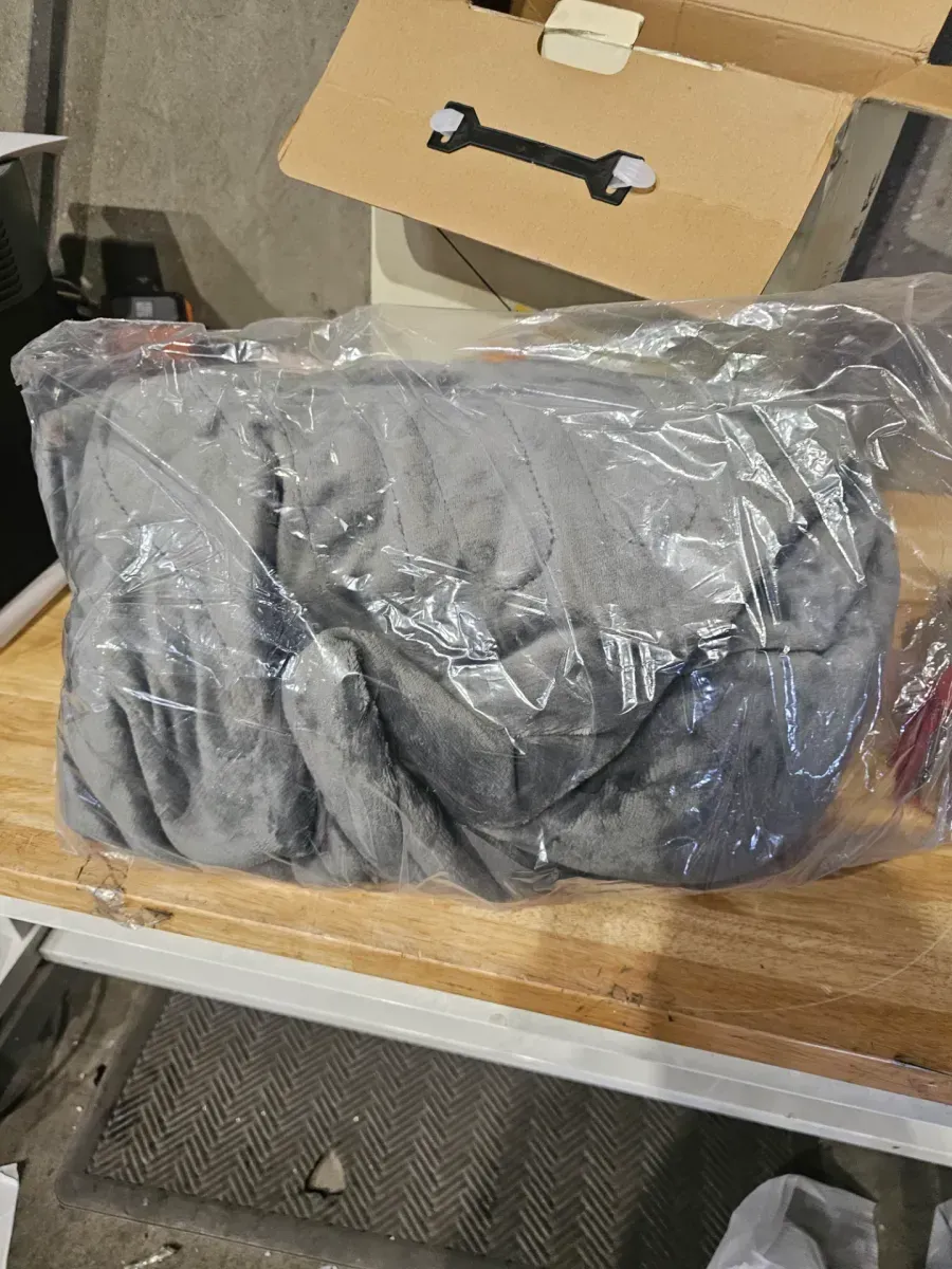 Gray 71 in. x 51 in. Flannelette Heated Electric Blanket Soft Heating Blanket Throw for Full Body - image 3