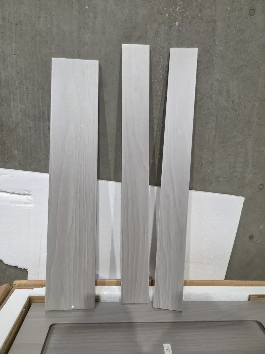 Beige Wood Grain 3-Drawer 23.6 in. W Nightstand, End Table for Bedroom or Livingroom - image 5