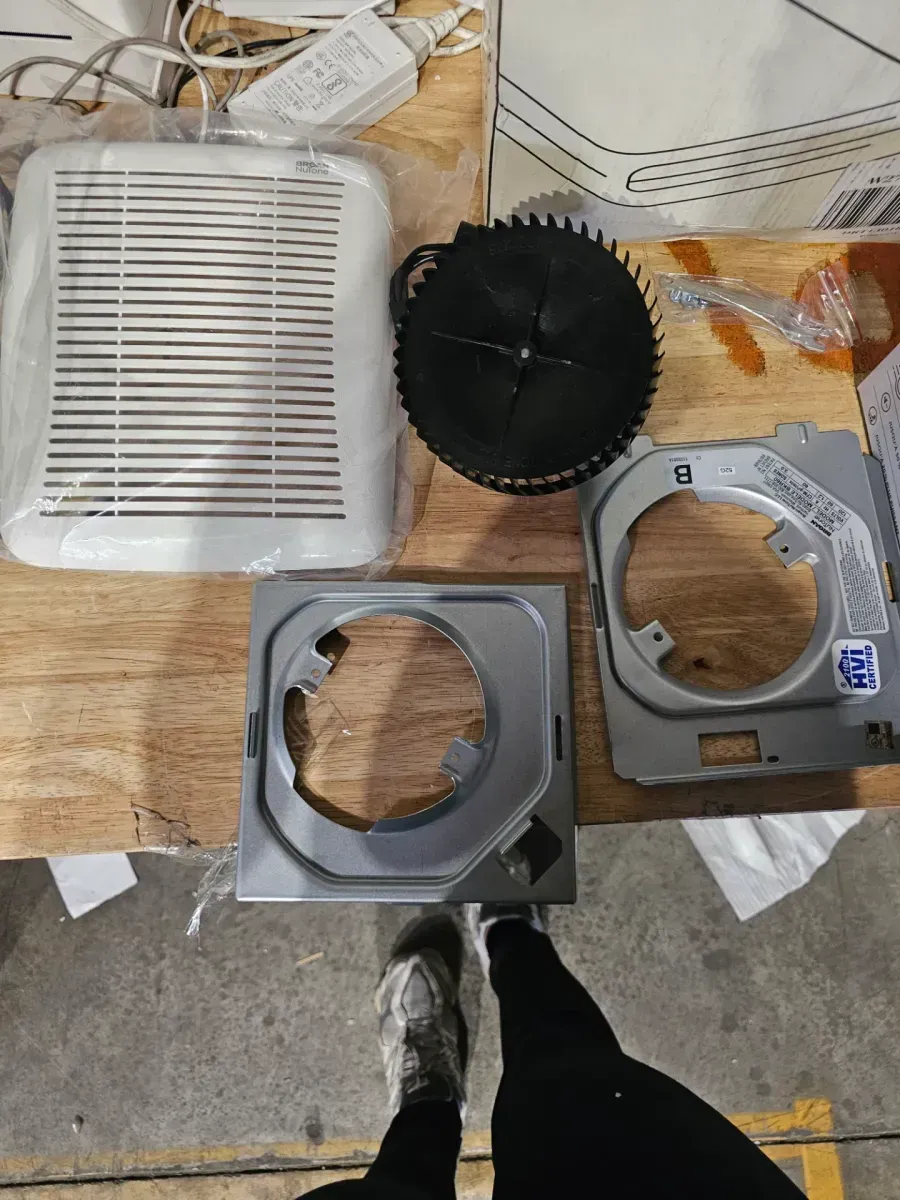 Broan-NuTone QuicKit 60 CFM 3.0 Sones Bathroom Replacement Motor and Grille/Cover - image 2