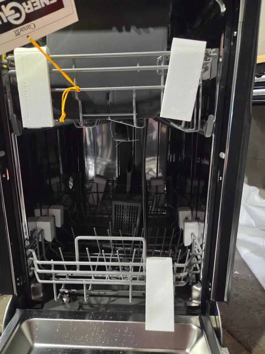 18 in. Front Control Built-In Dishwasher in White with 6-Cycles, in Stainless Steel Tub, Heated Dry, ENERGY STAR, 52 dBA - image 2