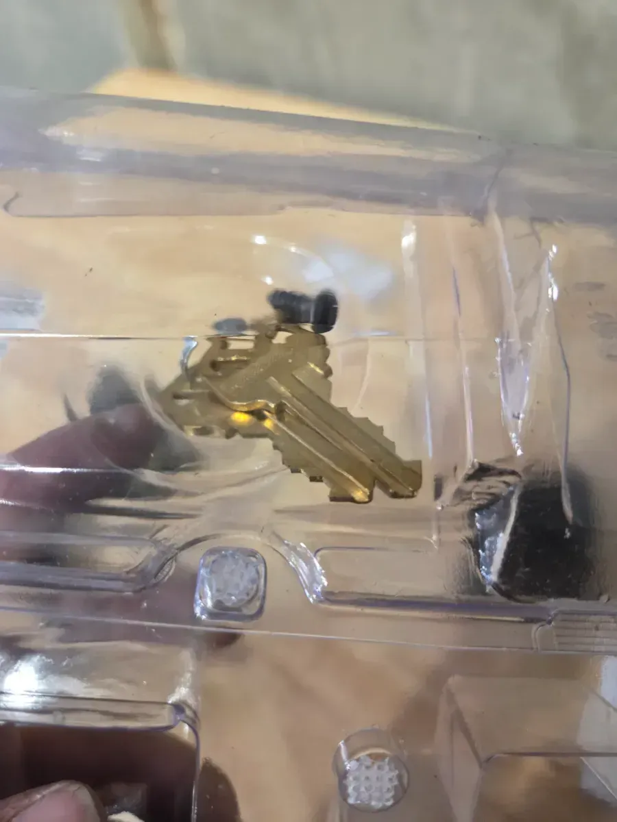 Halifax Matte Black Entry Door Handle with Single Cylinder Deadbolt Combo Pack featuring SmartKey Security - image 3