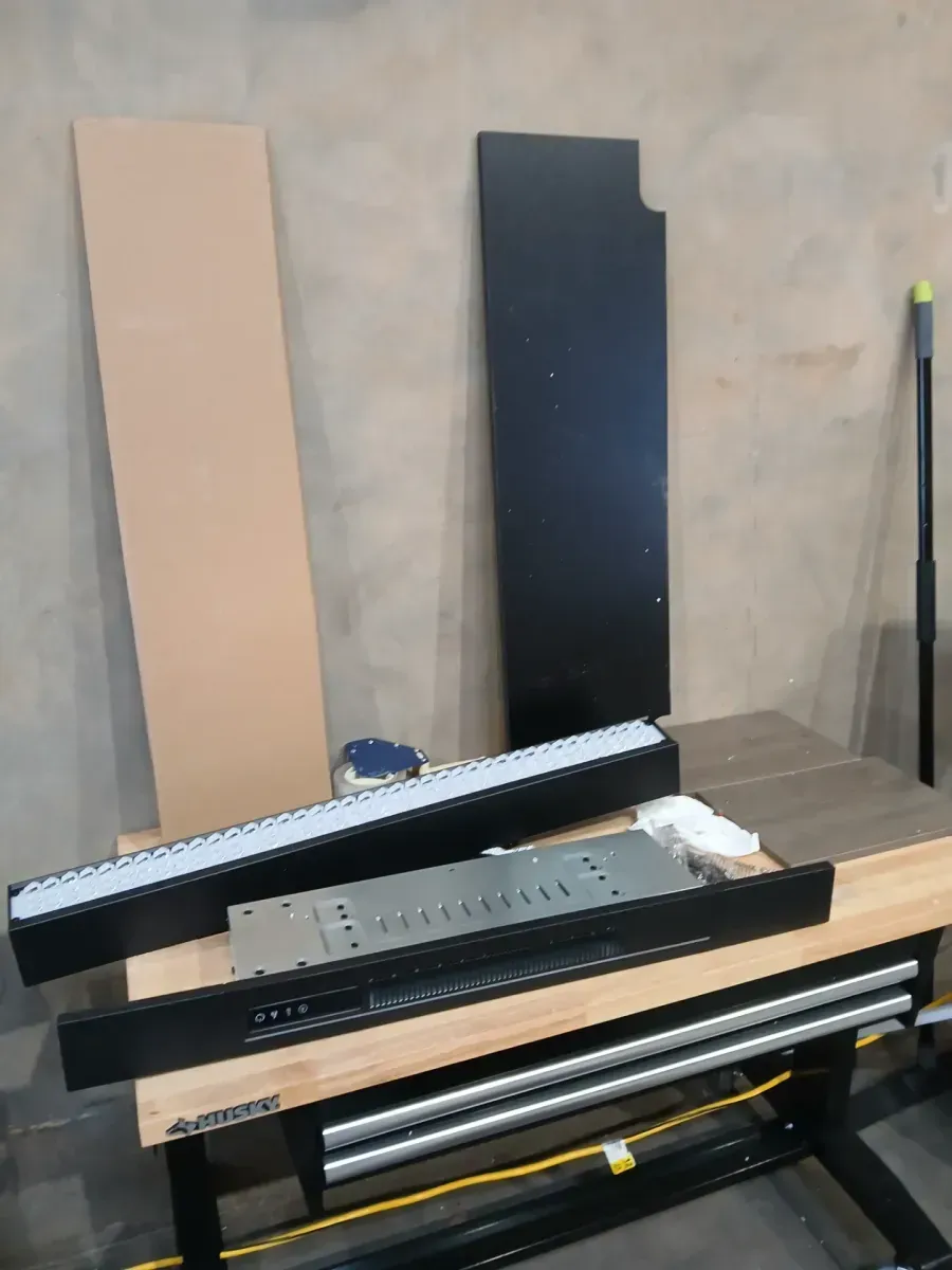 71 in. Wash Gray Freestanding Electric Fireplace TV Stand Fits TV Up to 75 in. Entertainment Center with Cabinet - image 3