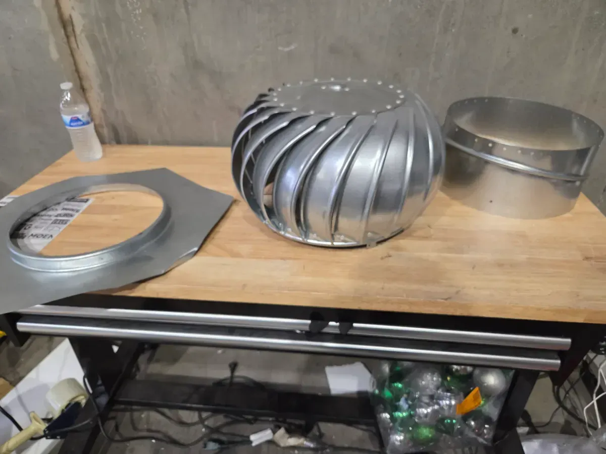 12 in. Galvanized Steel Internally Braced Whirlybird Wind Turbine - image 2