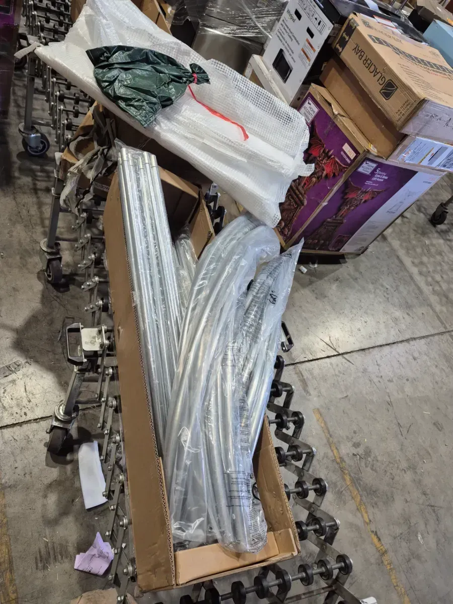 78.75 in. W x 116.25 in. D x 78.75 in. H PE Cover White Zipper Doors and Mesh Windows Greenhouse - image 3