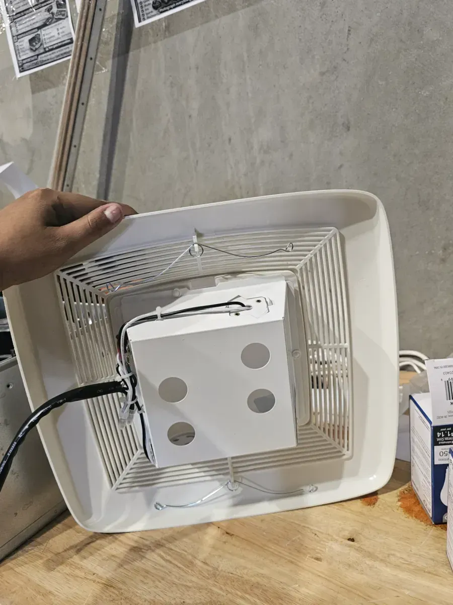 Broan-NuTone QT Series Quiet 130 CFM Ceiling Bathroom Exhaust Fan with Light and Night Light, 1.5 Sones Energy Star Certified - image 3