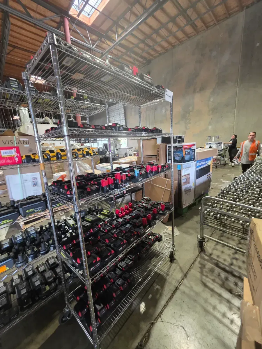 Lot of 216 Non-functional Milwaukee batteries, assorted models. - image 1