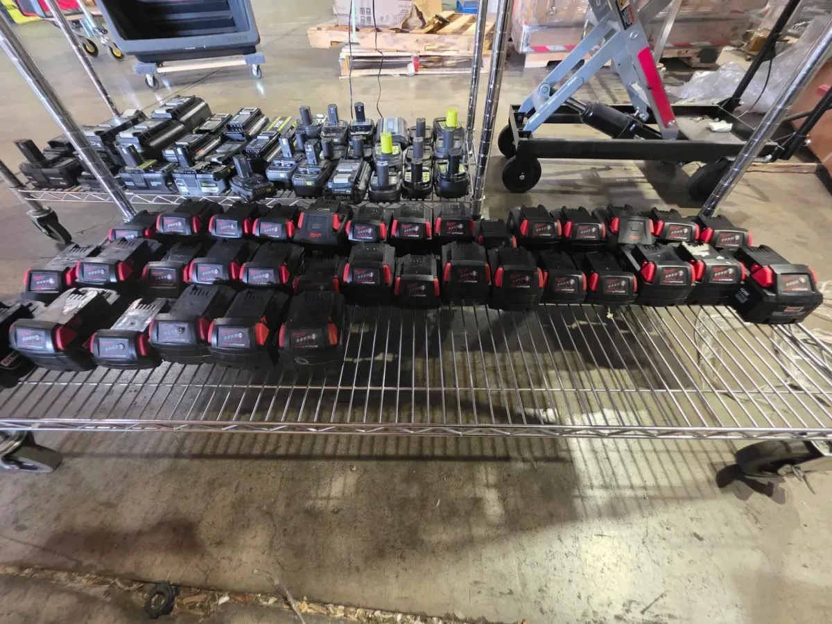 Lot of 216 Non-functional Milwaukee batteries, assorted models. - image 6