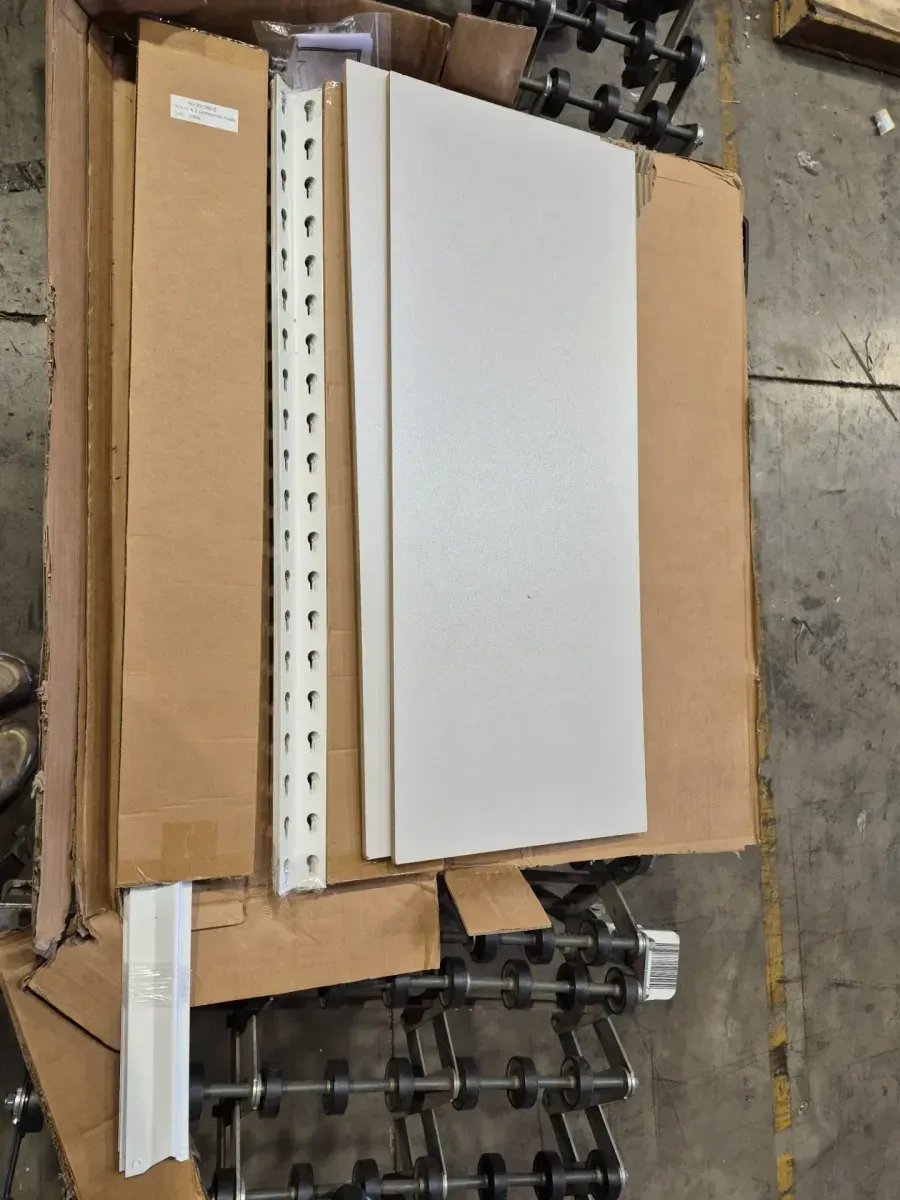 5-Tier Adjustable Storage Shelving Unit with White Metal Frame - image 5