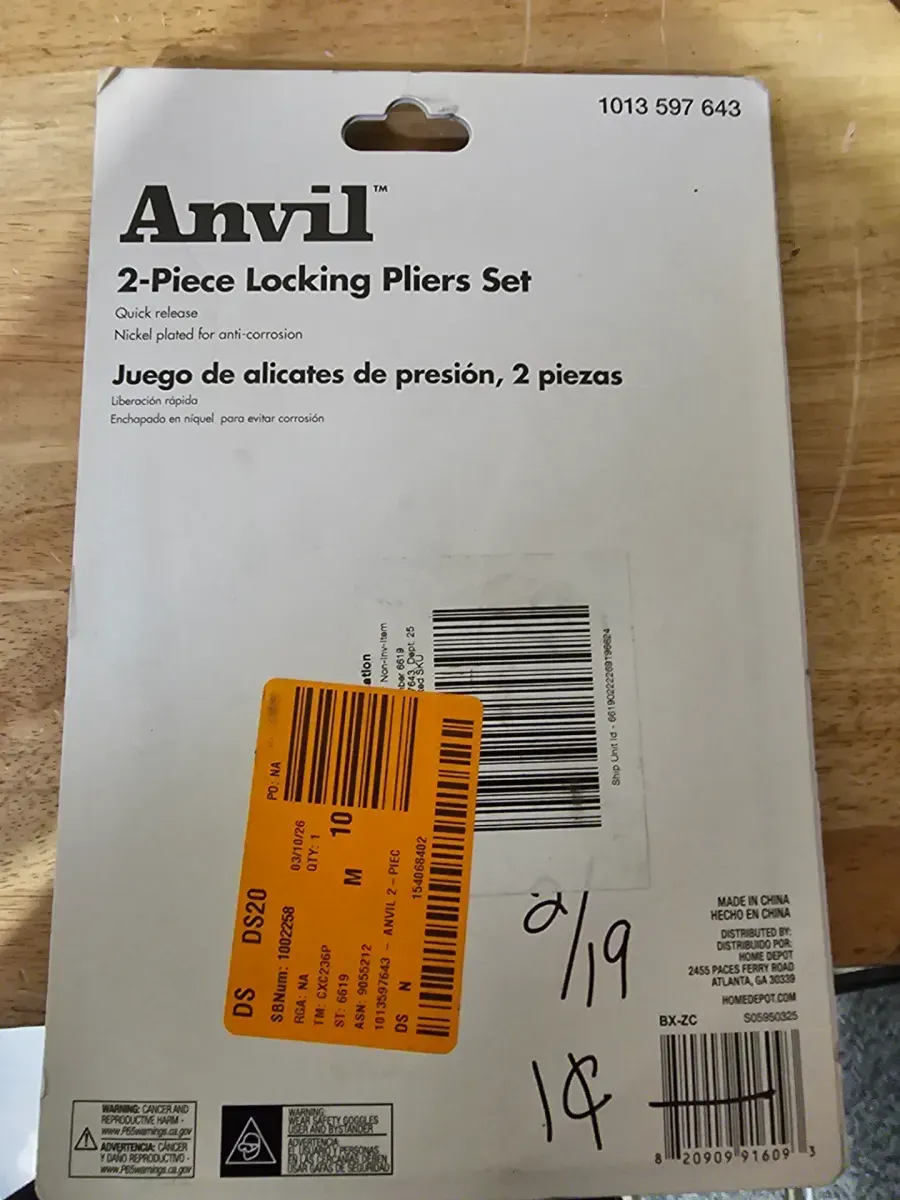 2-Piece Locking Pliers - image 3