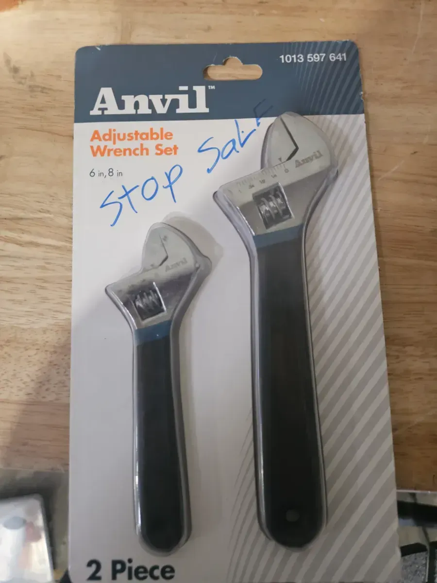 2-Piece Adjustable Wrench Set - image 2