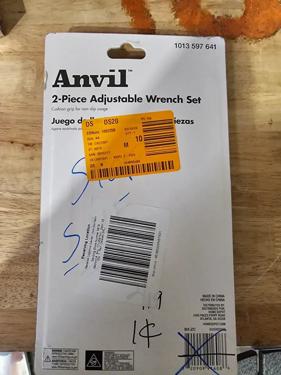 2-Piece Adjustable Wrench Set - image 3