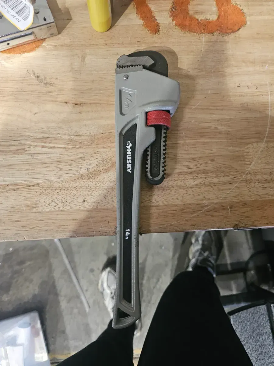 14 in. Aluminum Pipe Wrench - image 2