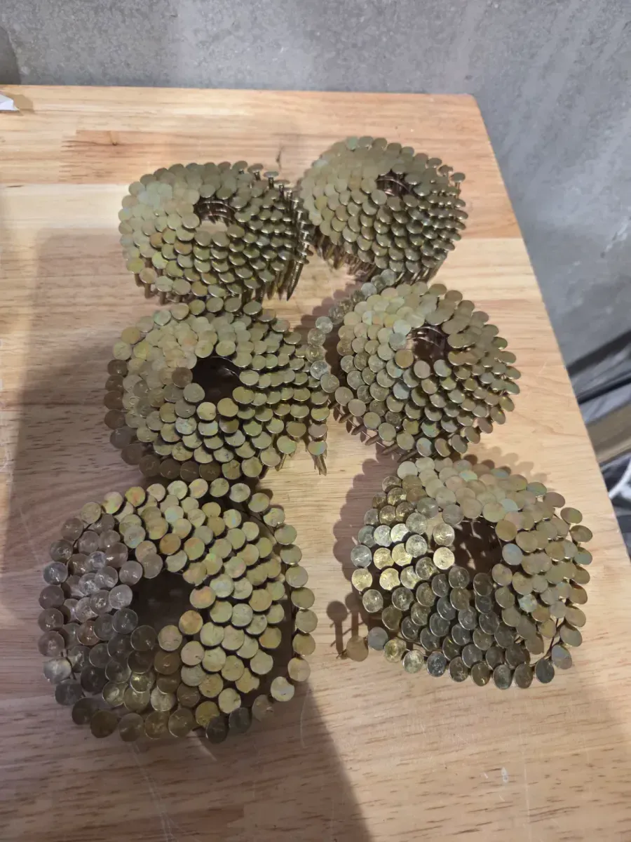 7/8 in. x 0.120 in. 15° Wire Collated Electrogalvanized Smooth Shank Coil Roofing Nails 7200 per Box - image 2