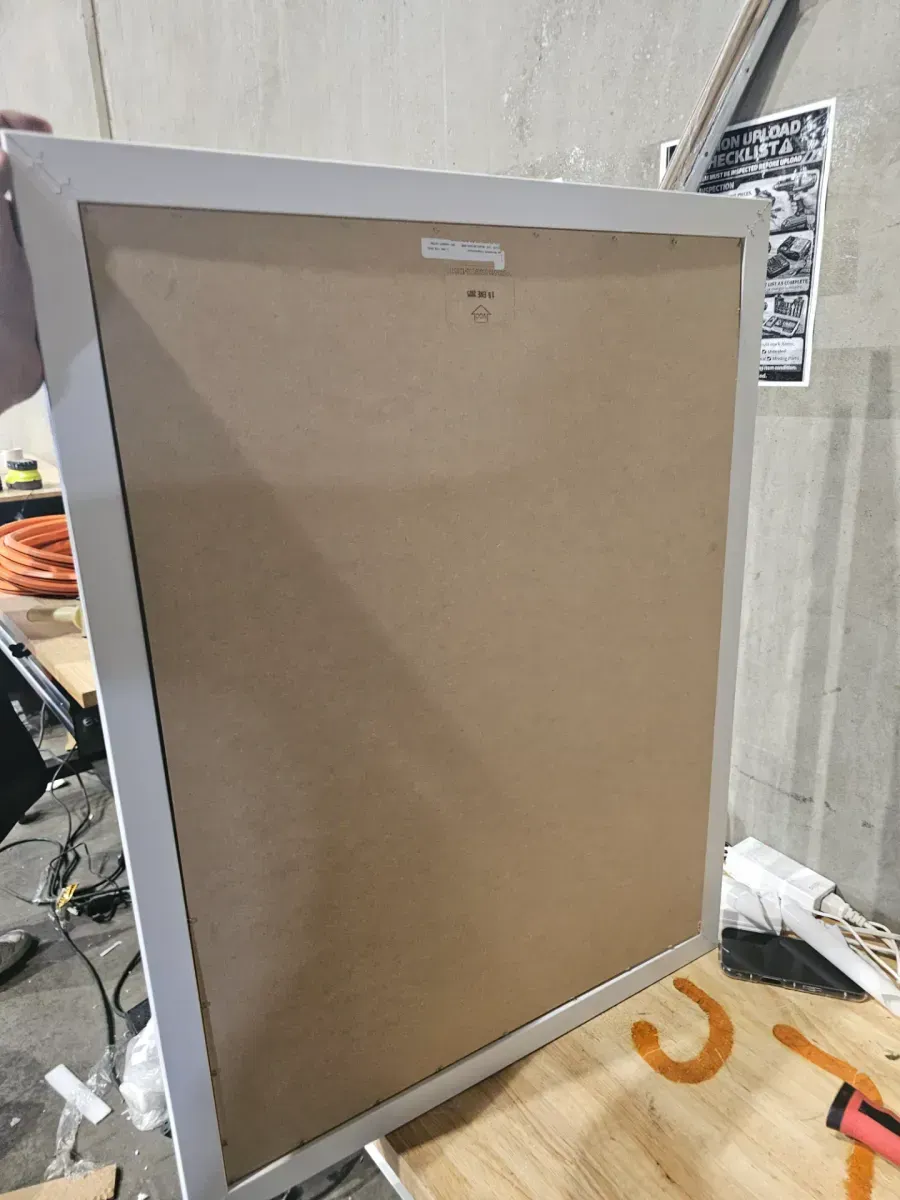 Shaila 24 in. W x 31 in. H Rectangular Framed Vertical/Horizontal Mounted Wall Bathroom Vanity Mirror in White - image 3