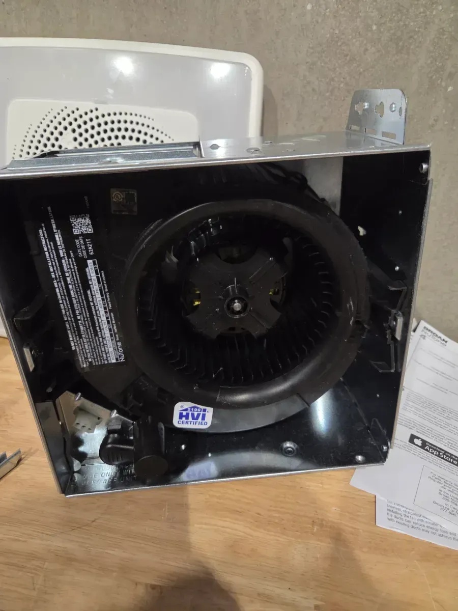 Bathroom Exhaust Fan with Bluetooth Speaker and Multi-Color LED Light - image 4