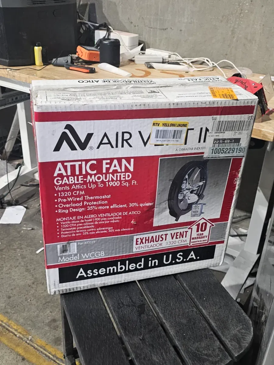 Crawl Space Ventilator Fan with Adjustable Thermostat - image 5